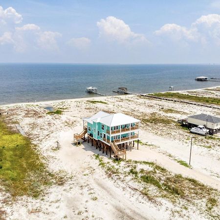 Salty Seahorse - Waterfront! Pet Friendly! Game Room, Pool Table, Beautiful Views - Room For The Whole Family Home Dauphin Island Exterior foto