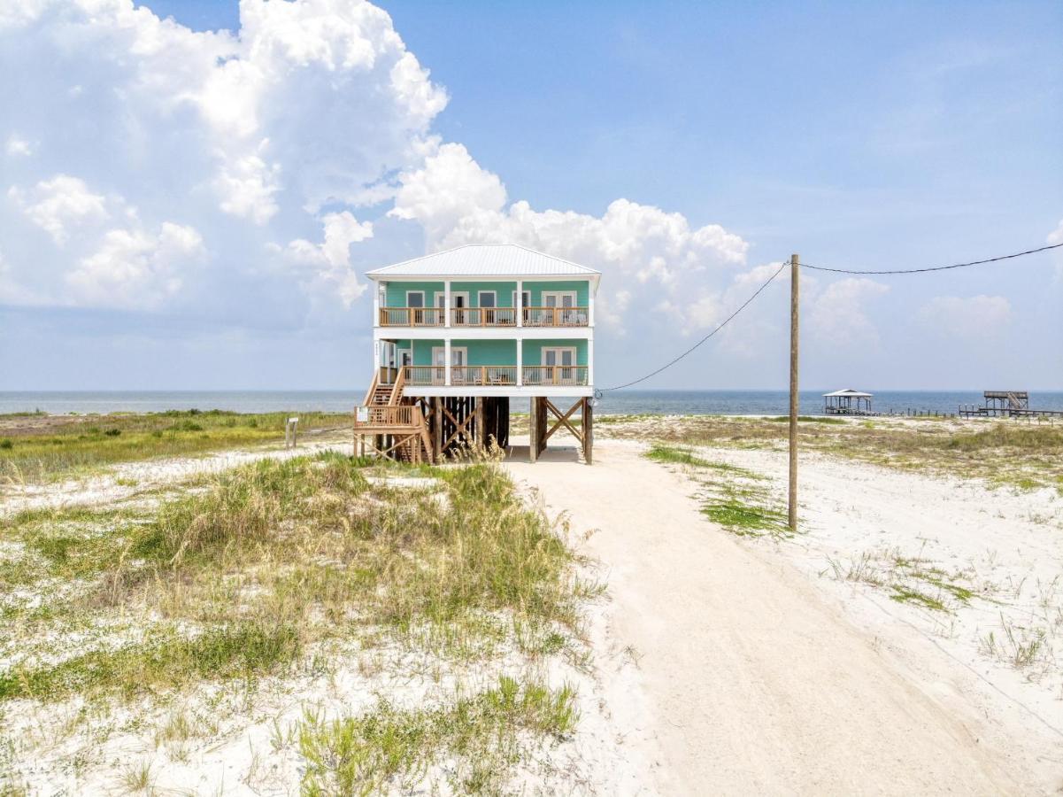 Salty Seahorse - Waterfront! Pet Friendly! Game Room, Pool Table, Beautiful Views - Room For The Whole Family Home Dauphin Island Exterior foto