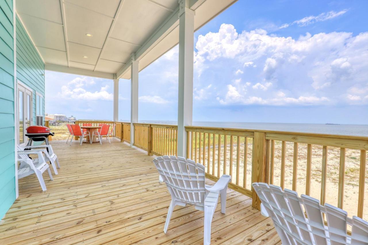 Salty Seahorse - Waterfront! Pet Friendly! Game Room, Pool Table, Beautiful Views - Room For The Whole Family Home Dauphin Island Exterior foto