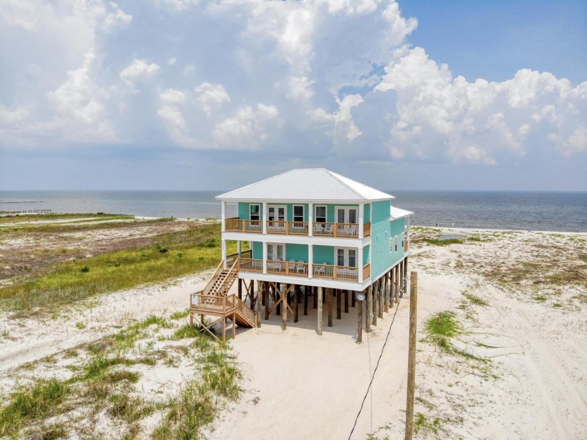 Salty Seahorse - Waterfront! Pet Friendly! Game Room, Pool Table, Beautiful Views - Room For The Whole Family Home Dauphin Island Exterior foto